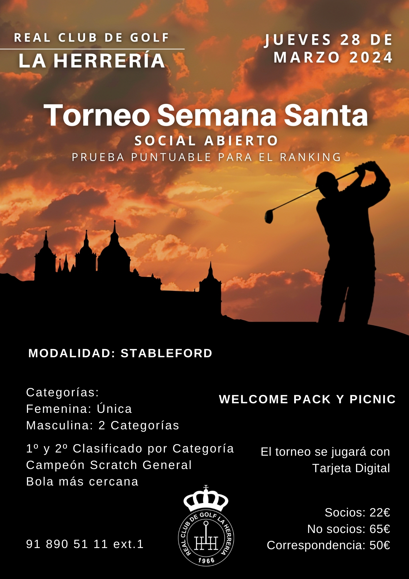 TORNEO ABIERTO SEMANA SANTA - Real Club de Golf Madrid La Herrería