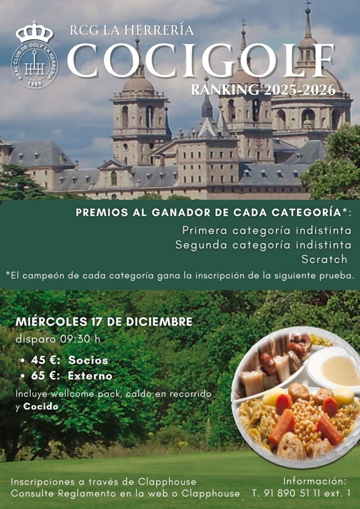 CARTEL COCIGOLF DICIEMBRE 2025